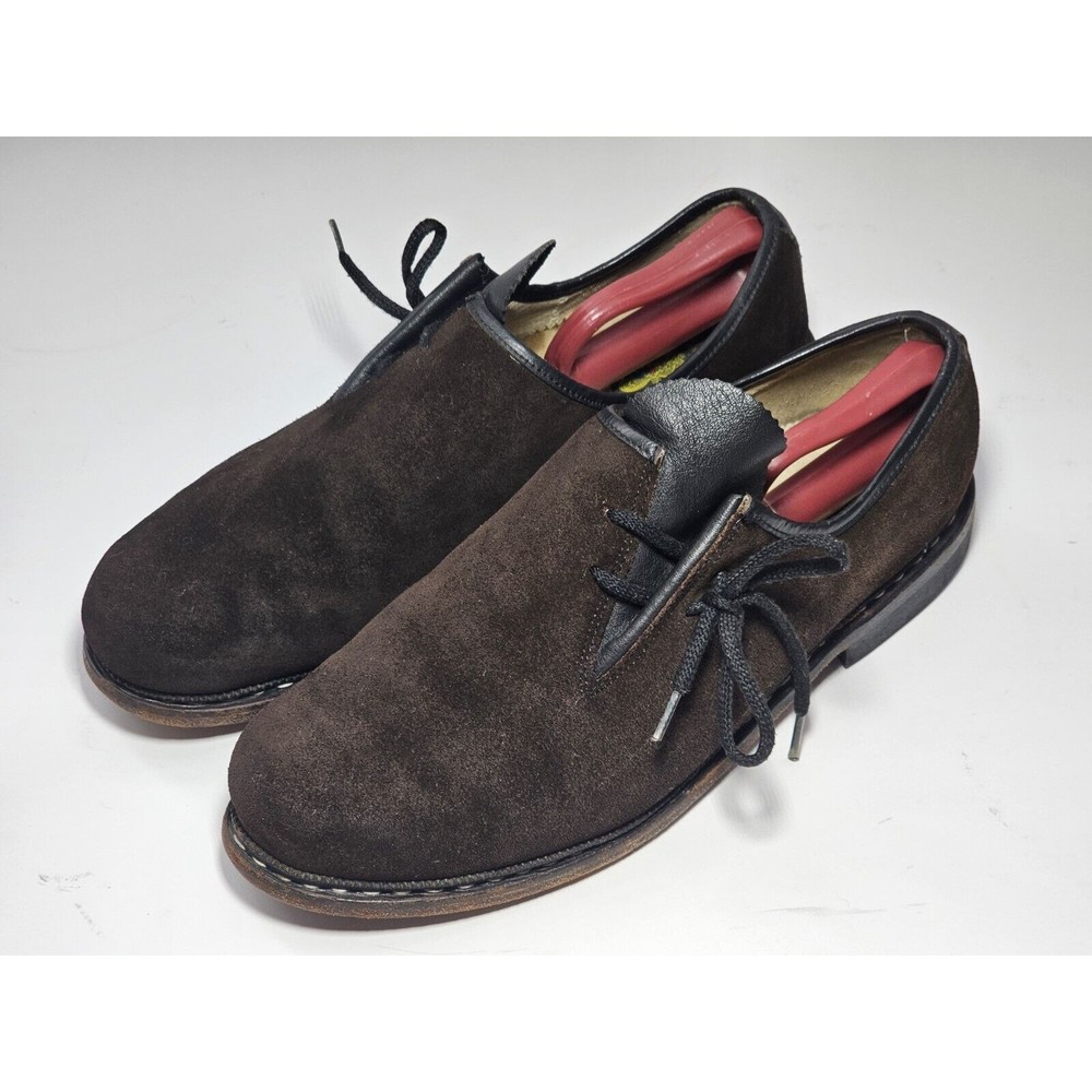 Meindl German Men's Brown Nubuck Leather Dress Shoes Handmade High Quality